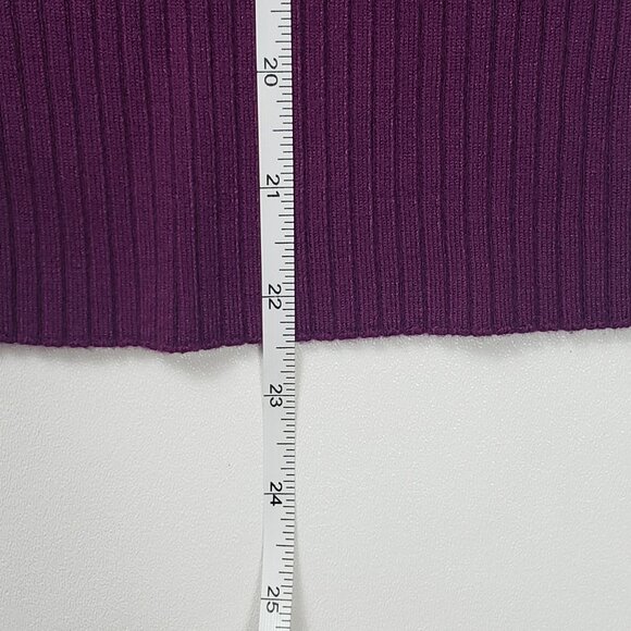 Madewell Mockneck Tank Sweater Set Women Size XXS Wine Ivory 2 Items [N0305] NWT - Picture 7 of 16